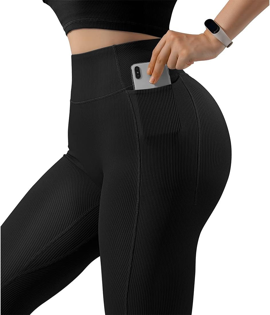 FlexiFit™ Höga Midjan Leggings: Ultimat Komfort och Stil för Din Träningsrutin