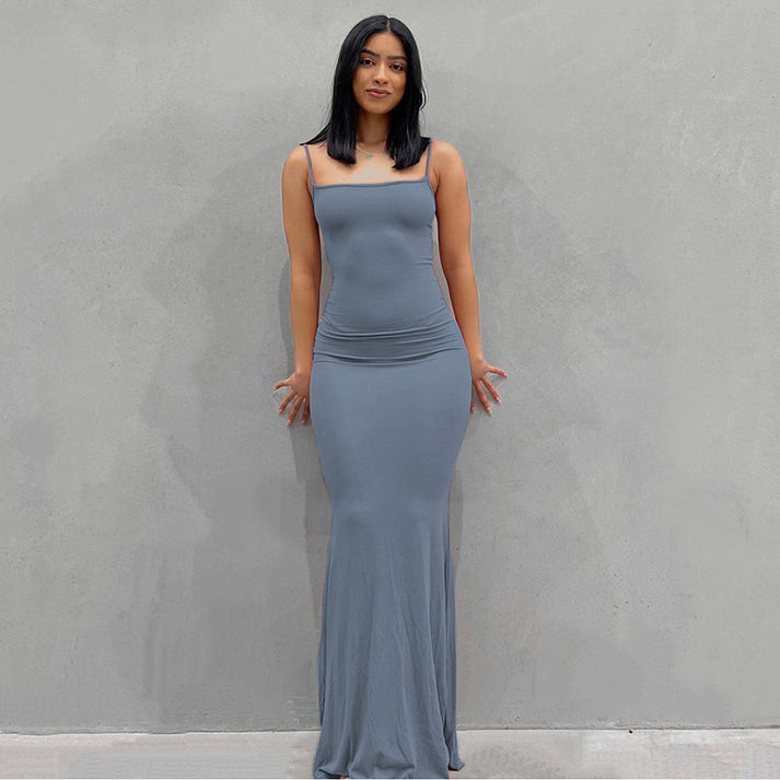 SilkElegance™ Luxury Satin Maxi Dress