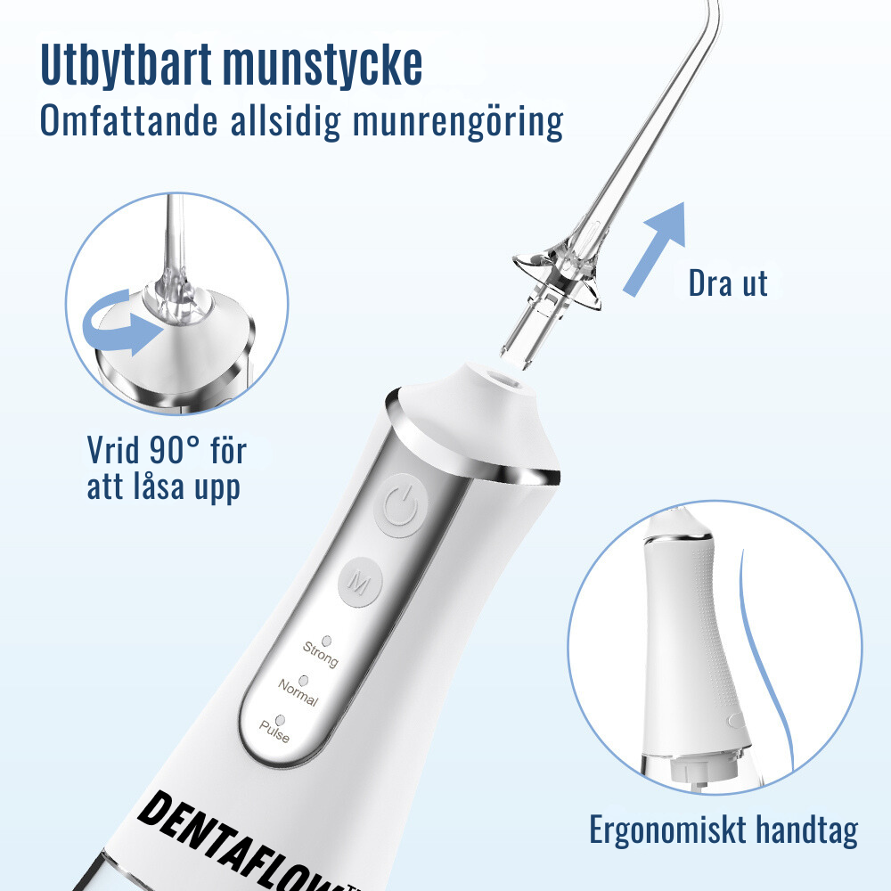 DentaFlow™ - Kraftfull och Skonsam Tandrengöring