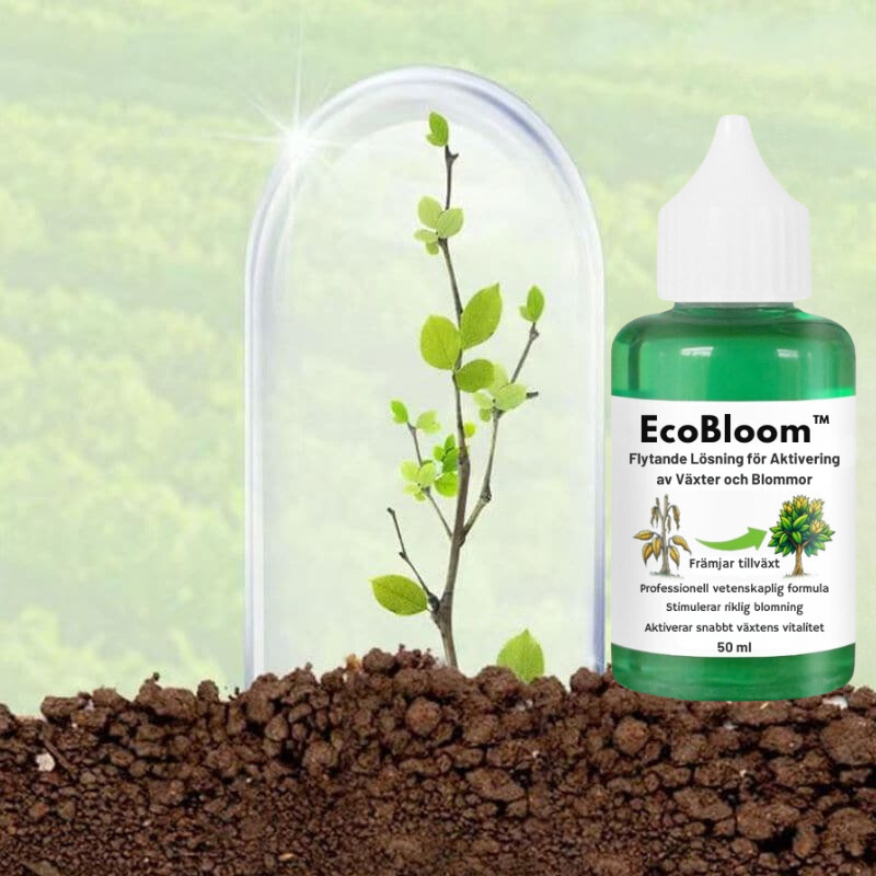 EcoBloom™: Flytande Lösning för Aktivering av Växter och Blommor