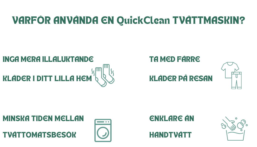 QuickClean™: Hopfällbar Tvättmaskin för Hem och Resa