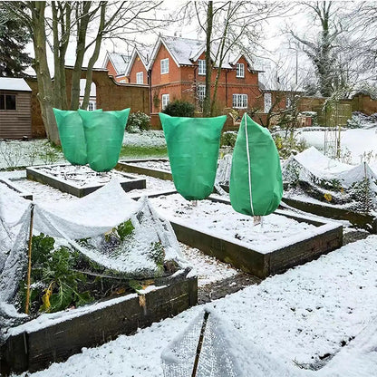 Plante fortykket snørepose frysebeskyttelsesdeksler (50 % RABATT)